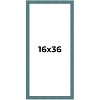 PosterPalooza | Panoramic Simple Blue Picture Frame - UV Acrylic, Foam Board Backing, Hanging Hardware - 2 of 4