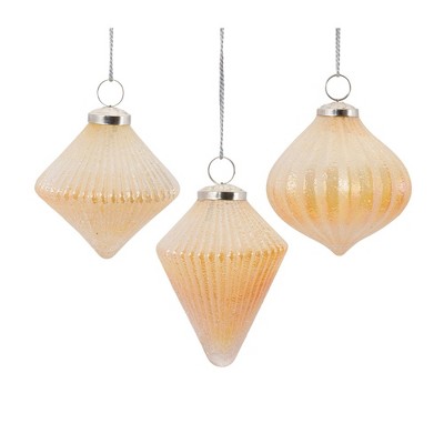 Melrose Ribbed Glass Ornament (Set of 6)