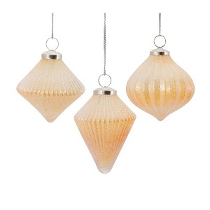 Ribbed Glass Ornament (Set of 6) - 1 of 4