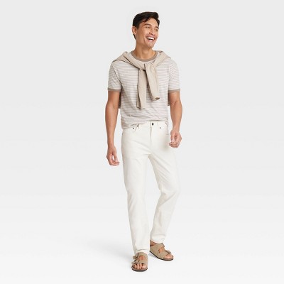 Goodfellow & Co Men's Slim Leg Standard Fit Ankle Tapered 5-Pocket Pants - Picture 11 of 12