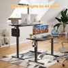 Kumasinova 40"/47"/55" Electric Height Adjustable Desk,Office Desk with Splice Board,Computer Desk with Carbon Steel Frame,Gaming Desk for Home Office - 3 of 4