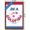 Trends International Ted Lasso - Be A Goldfish Framed Wall Poster Prints - 3 of 4