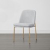 Spruce&Spring Modern Dining Chair with Metal Legs Set of 2 - 4 of 4