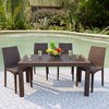 LeisureMod Mace Modern Plastic Dining Side Chair for Indoor and Outdoor, Set of 4 - 2 of 4