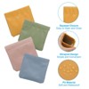Unique Bargains Mini Waterproof PU Leather Portable Mini Cosmetic Bags 4 Pcs - 3 of 4
