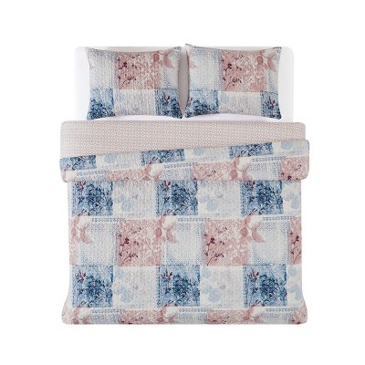 Cannon Textured Lotte Patchwork Comforter Set