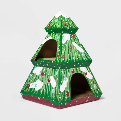 Cat scratcher tree house best sale