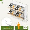 Natural Rattan  Shoe Cabinet Organizer Freestanding - 3 of 4