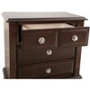 Passion Furniture Ashford 4-Drawer Cappuccino Nightstand (30 in. H x 29 in. W x 17 in. D) - 3 of 4