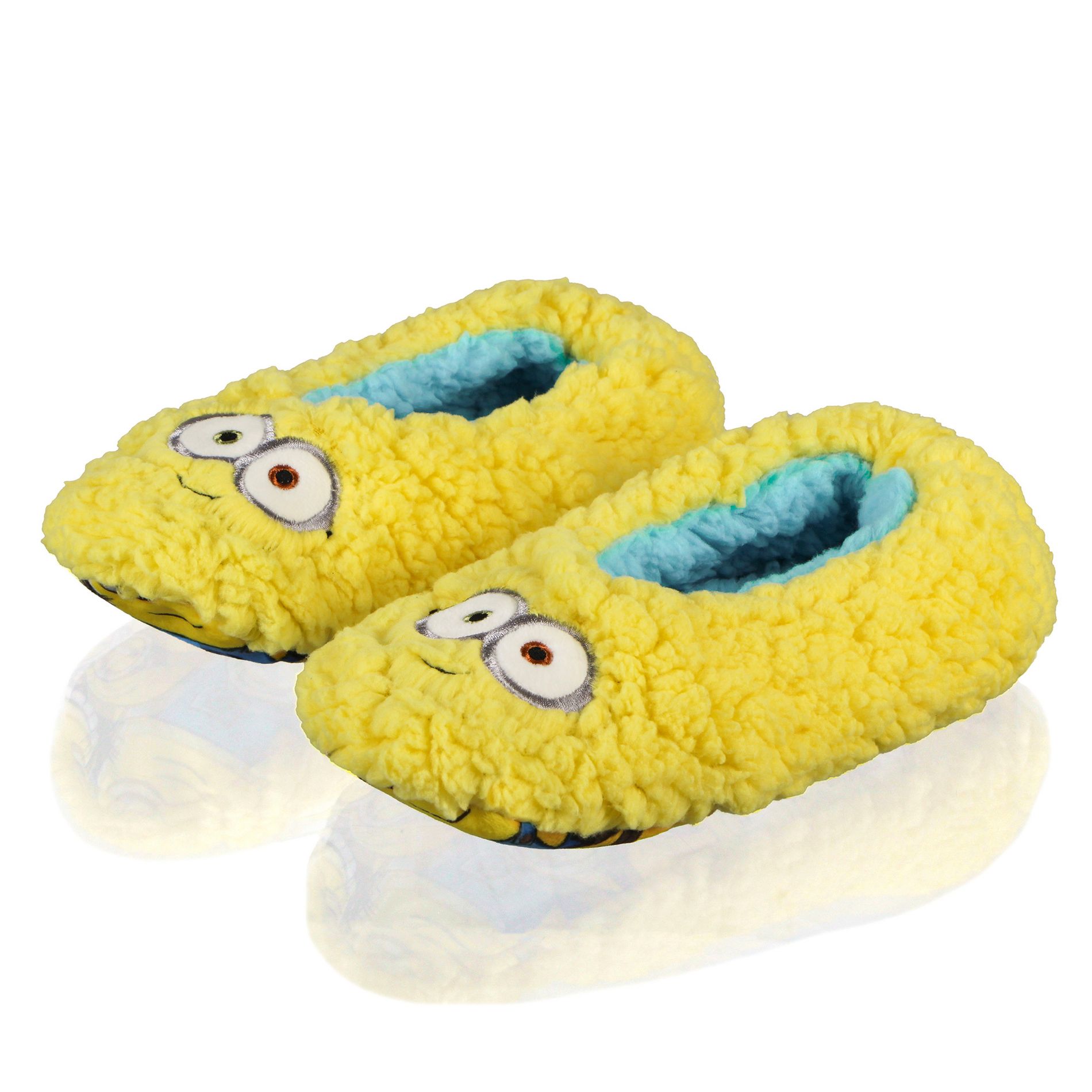 Seven Times Six The Minions Slippers Adult Plush Embroidered Non-Slip Mushie Socks 1 Pair