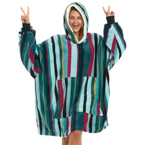 ADR Adult Wearable Blanket, Sweater Hoodie, Blanket with Sleeves for Men & Women Oversized Sweatshirt - 1 of 3
