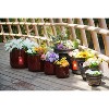 SpassWay 14" Dia Outdoor Indoor Ceramic Planter Pot Decorative Planter with Drainage Hole Patio Flower Pot - 4 of 4