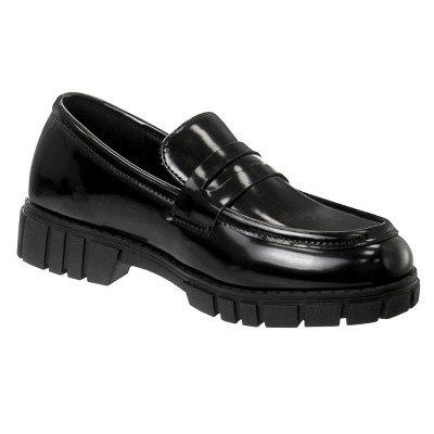 French Toast Toddler Girls Lug Loafers School Shoes. (Little Girls-Big Girls)