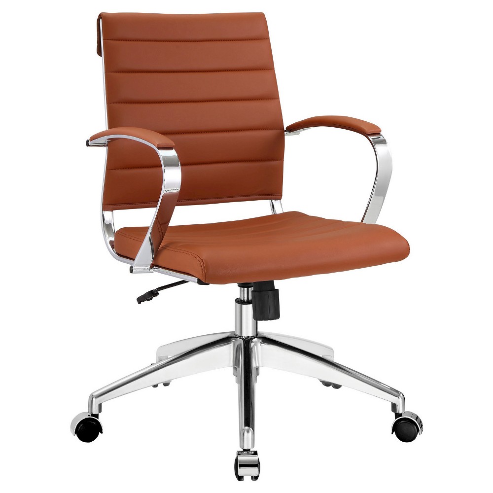 Photos - Computer Chair Modway Jive Midback Office Chair Brown Clay  