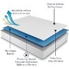 Delara Organic Cotton Waterproof Mattress Protector, GOTS Certified, Soft Cooling Noiseless Breathable Cover, Fits 20 Inch Deep Pocket - 3 of 4