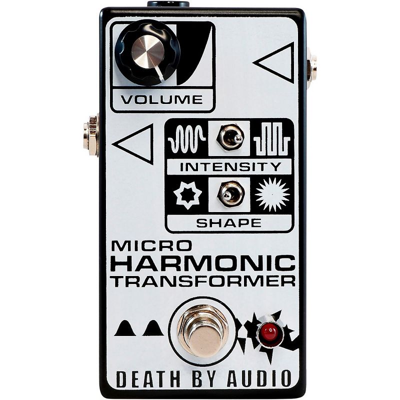 Death by Audio Micro Harmonic Transformer Fuzz Effects Pedal Black and White, 1 of 6