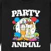 Men's - Garfield - Party Animal Graphic Fleece Sweatshirt - 2 of 4