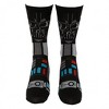 Mens Star Wars Character Print 4-Pack Crew Socks in Gift Box - 3 of 4