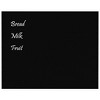 vidaXL Wall-mounted Magnetic Board Black 19.7"x15.7" Tempered Glass - 3 of 4