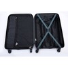YONWAY Hardside Luggage Sets, 3 pcs Spinner Suitcase, ABS Lightweight Suitcase with Two Hooks, Spinner Wheels, with TSA Lock Lightweight - 2 of 4