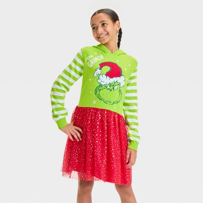 Green sweater dress target shops