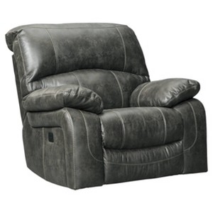 Dunwell Power Recliner Steel - Signature Design by Ashley, Silver