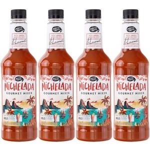 Master of Mixes Michelada Mixer - Ready to Use - 1 Liter Bottle (33.8 Fl Oz) - Mixer Perfect for Bartenders and Mixologists - 1 of 2