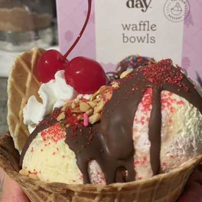 Waffle Cone Bowls from Real Food Real Deals