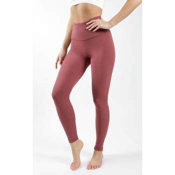 Lululemon Athletica Womens Size 6 Maroon Red Double Waistband Run Yoga Pants