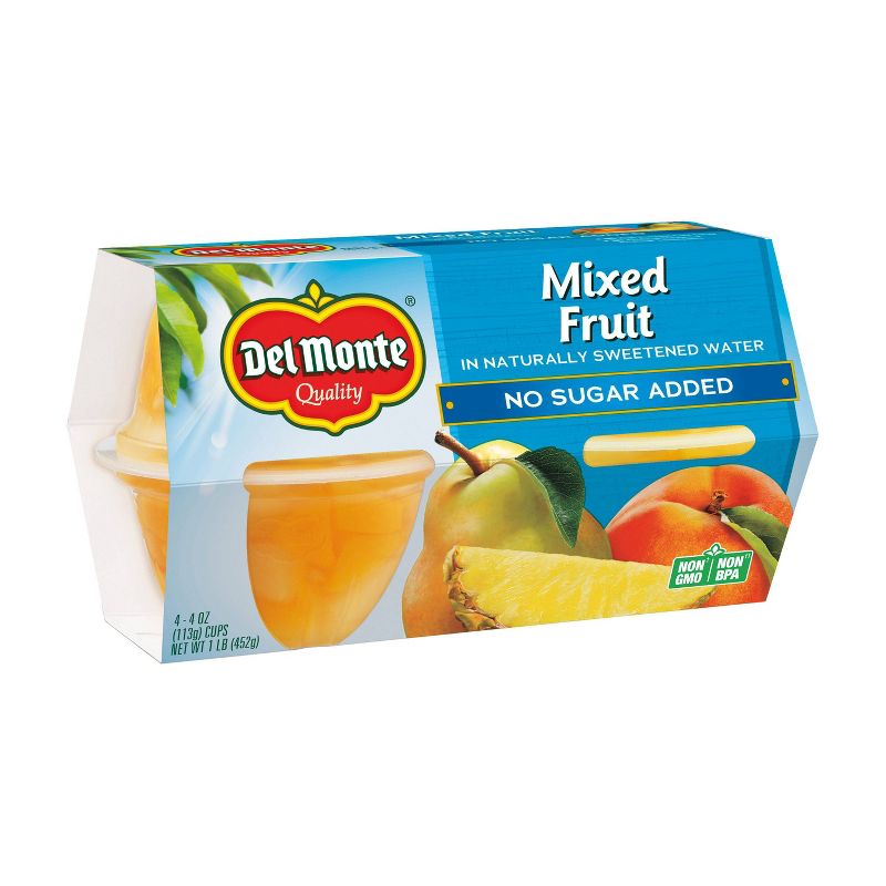 Del Monte Mixed Fruit Cups - 4ct, 3 of 5