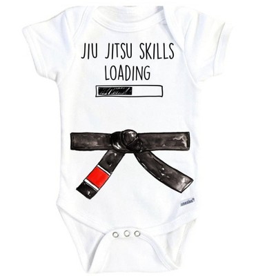 Jiu Jitsu Skills Onesie® Baby Boy Girl Clothes Infant Bodysuit Funny Cute Newborn GS1