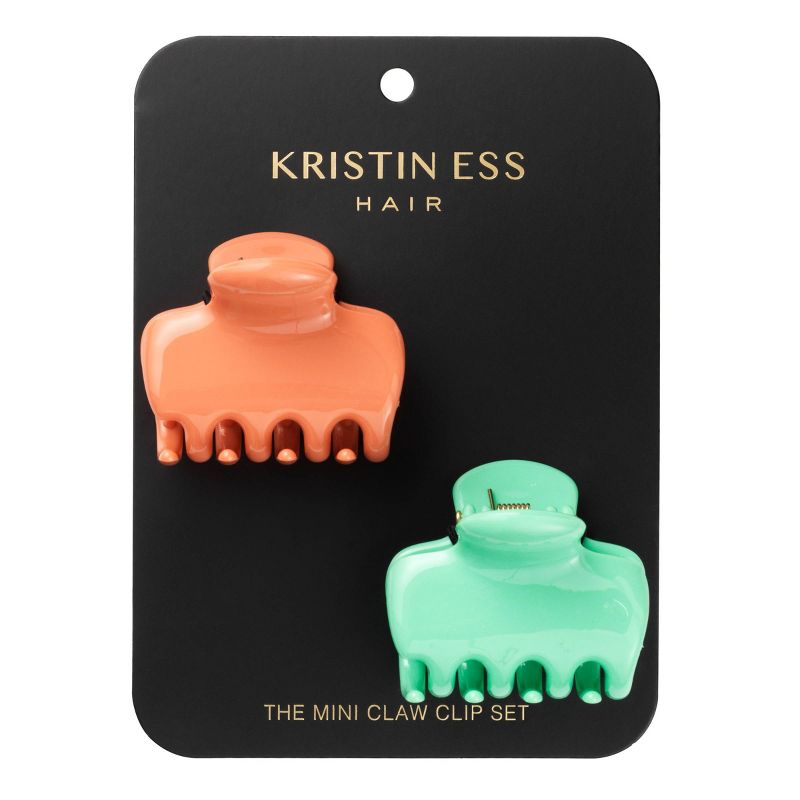 Kristin Ess The Mini Claw Hair Clip Set - 2ct, 1 of 8