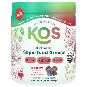 KOS Organic Superfood Greens, Berry, 9.38 oz (266 g) - 1 of 2