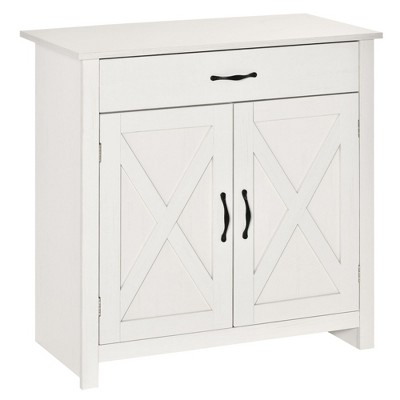 NicBex Farmhouse Sideboard Cabinet with Storage Kitchen Buffet Cabinet with 2 Doors and Drawer for Kitchen,Living Room