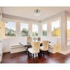 Elegant Lighting Sydney 3 light polished nickel Flush Mount Clear Royal Cut Crystal - 2 of 4
