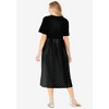 Woman Within Plus Size Button-Front Essential Dress - 3 of 4
