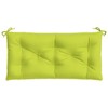 vidaXL Bench Cushion Outdoor Water Repellent Bench Cushion Pad Oxford Fabric - Bright Green 39.3" x 19.7" x 2.8" - 4 of 4