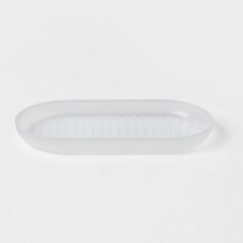 Plastic Soap Dish Clear - Room Essentials&#8482;, 1 of 6