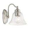 Livex Lighting Moreland 1 - Light Vanity in  Brushed Nickel - 3 of 4