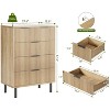 5 Drawer Dresser for Bedroom, Modern Wood Chest of Drawers, Closet Dresser Organizer with Anti-Tipping Device for Hallway Entryway - 2 of 4