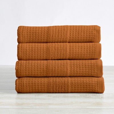 100% Cotton Textured Quick Dry Bath Towel Set - Great Bay Home