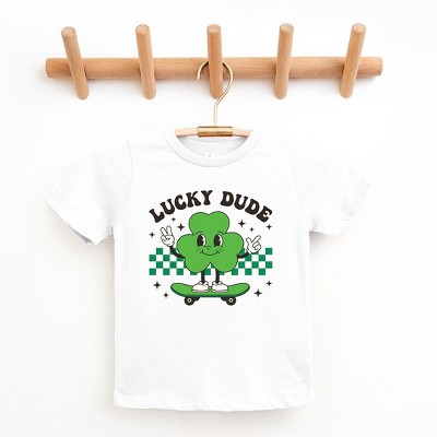 The Juniper Shop Lucky Dude Skateboard Toddler Short Sleeve Tee
