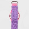 Girls' Red Balloon Plastic Time Teacher Nylon Strap Watch - Pink - 4 of 4