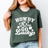Simply Sage Market Howdy Go Lucky Clovers Short Sleeve Tee - 2 of 4