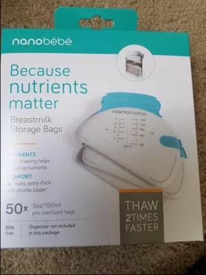 user image by MilkyMamaBear, nanobebe 50ct Breast Milk Storage Bags