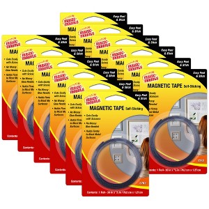 Magic-Mounts® Magnetic Tape, 1/2" x 30" Roll, Pack of 12 - 1 of 2