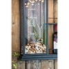Vynxaria Black Floating Wine Racks, 26x5.1x28.3" Wall-Mounted Bar Shelf with Glass Holder - 4 of 4