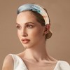 Unique Bargains Women's Elegant Tie-dye Colored Hairband 6.69"x6.1" Orange Gray 1 Pc - 2 of 3