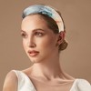 Unique Bargains Women's Elegant Tie-dye Colored Hairband 6.69"x6.1" Orange Gray 1 Pc - image 2 of 3