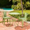 Maggift Patio Seating Sets Outdoor, Featuring Unique Design, Ideal for Chats, Perfect for Gardens, Living Spaces, Green, 20.75"*20.5"*30.25" - 3 of 4